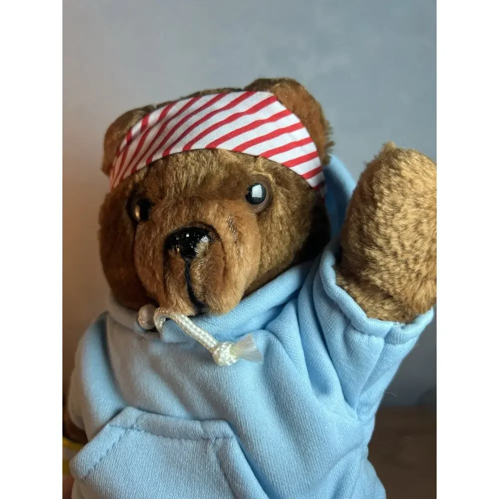 Two Teddy Bears Vintage 80s Workout Aerobic Clothes 11”